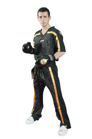 T-shirt com decote em V Kickboxing TOPTEN “Mesh”
