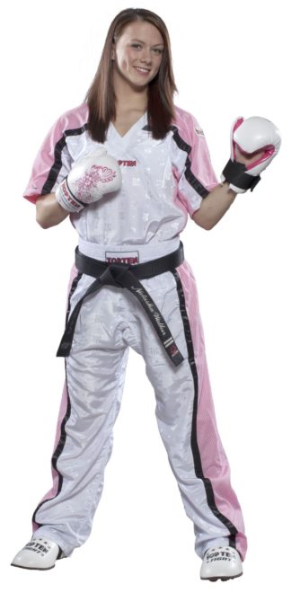 T-shirt com decote em V Kickboxing TOPTEN “Mesh”